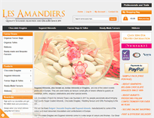 Tablet Screenshot of lesamandiers.co.uk